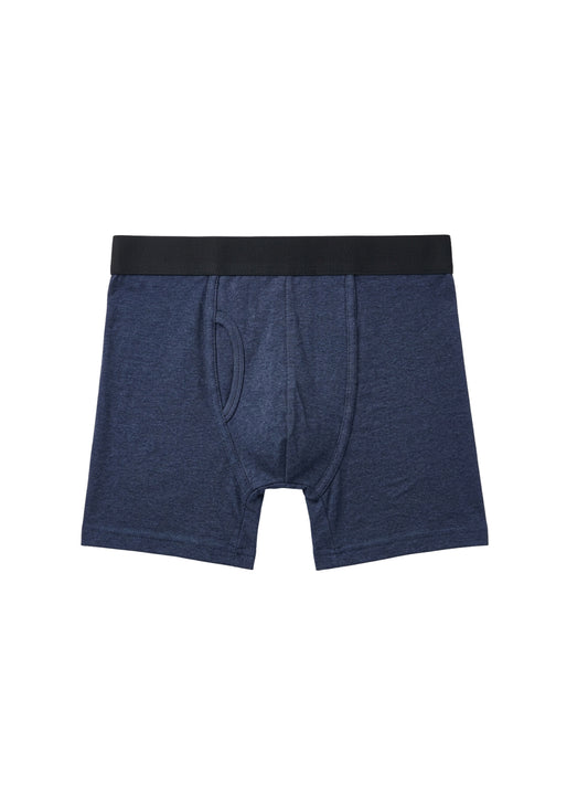 Benetton Men’s Cotton Trunk 01C3096ula04i | 100% Cotton Breathable Everyday Underwear Black Navy