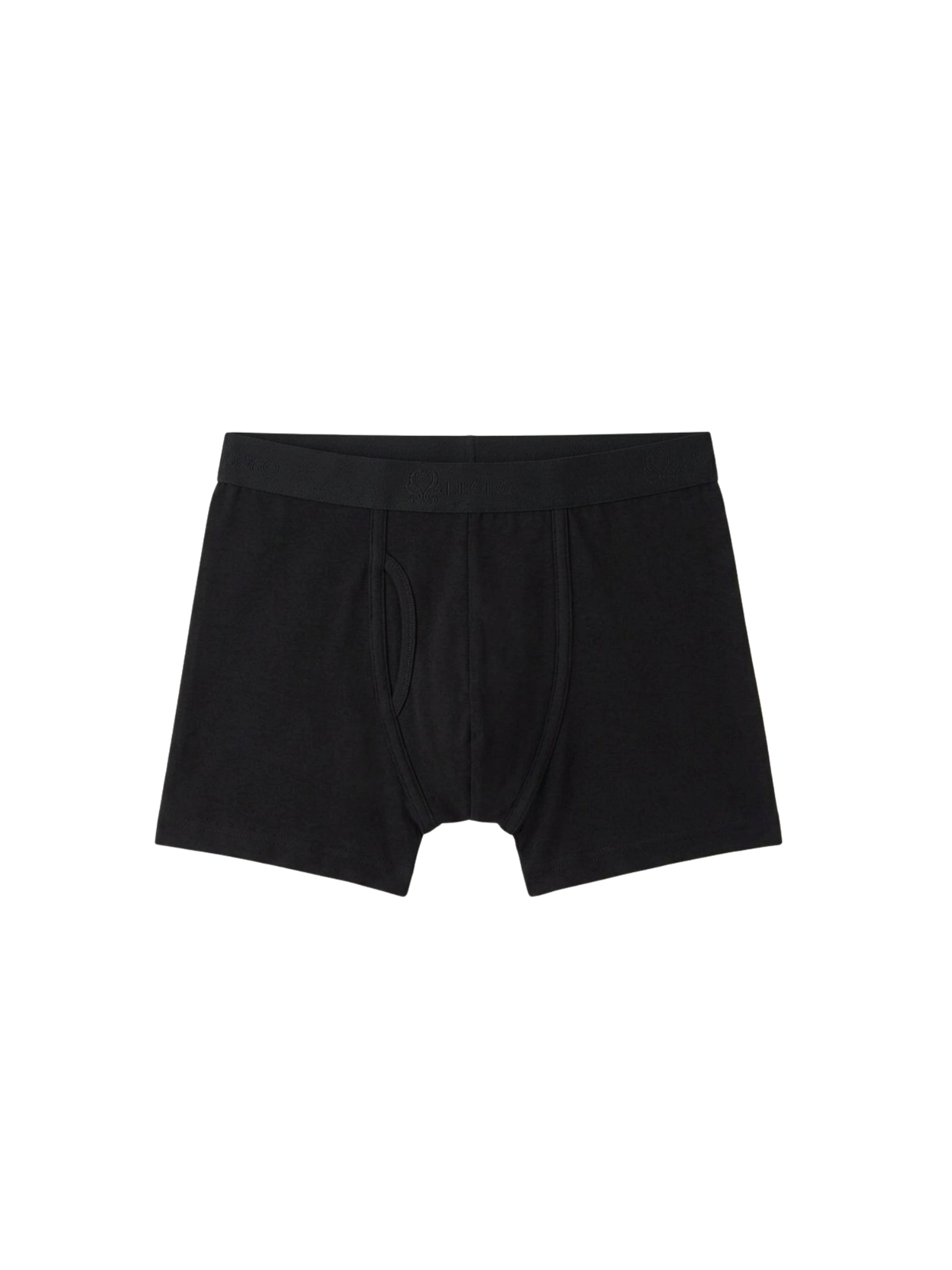Benetton Men’s Cotton Trunk 01C3096ula04i | 100% Cotton Breathable Everyday Underwear Black Navy