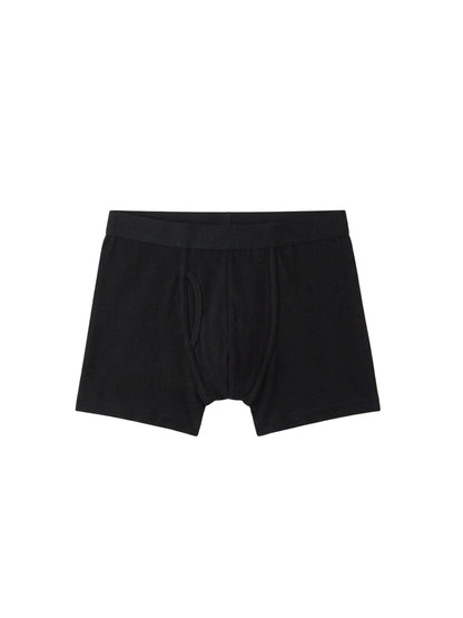Benetton Men’s Cotton Trunk 01C3096ula04i | 100% Cotton Breathable Everyday Underwear Black Navy