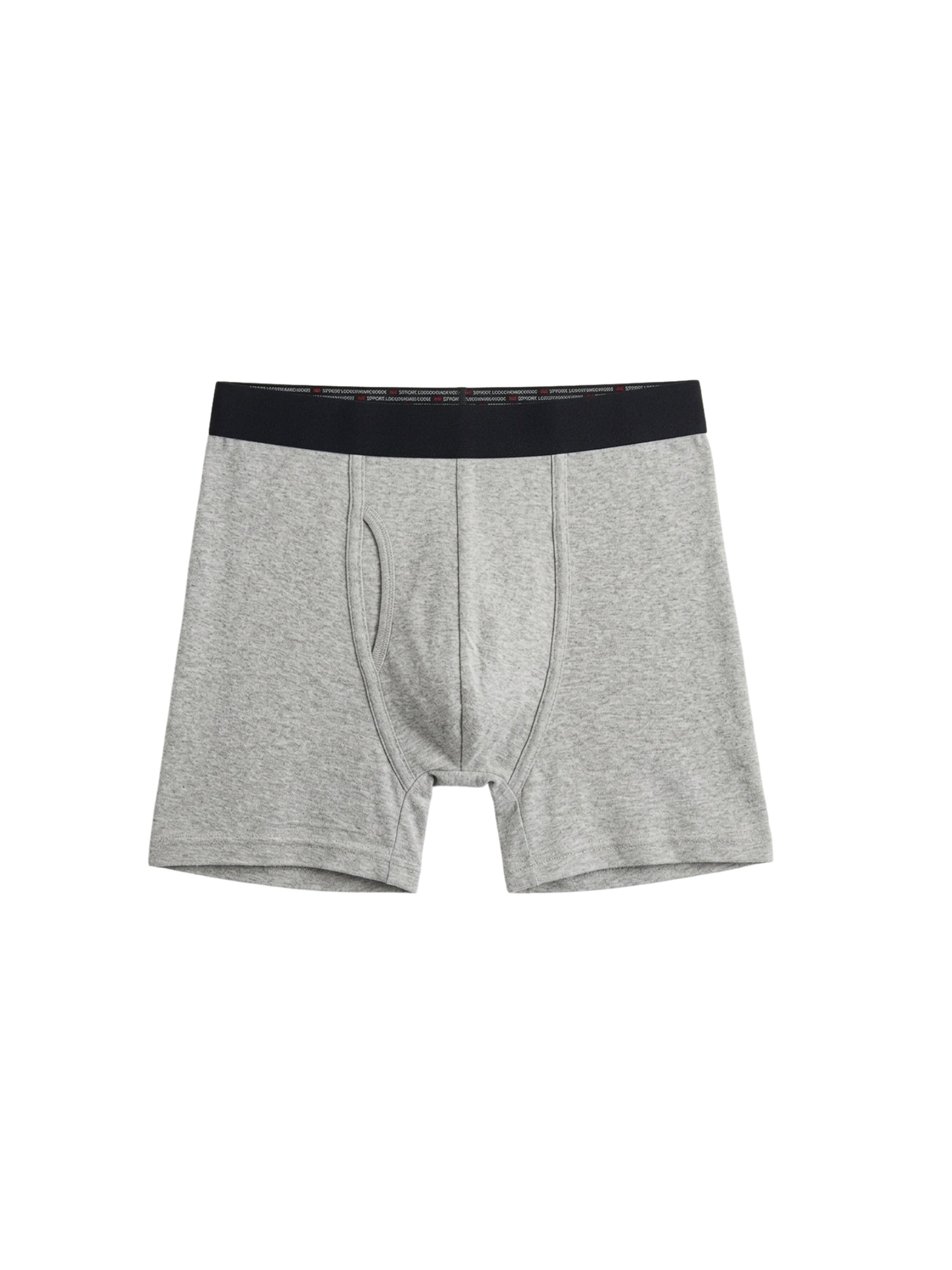Benetton Men’s Cotton Trunk 01C3096ula04i | 100% Cotton Breathable Everyday Underwear Grey Melange Navy
