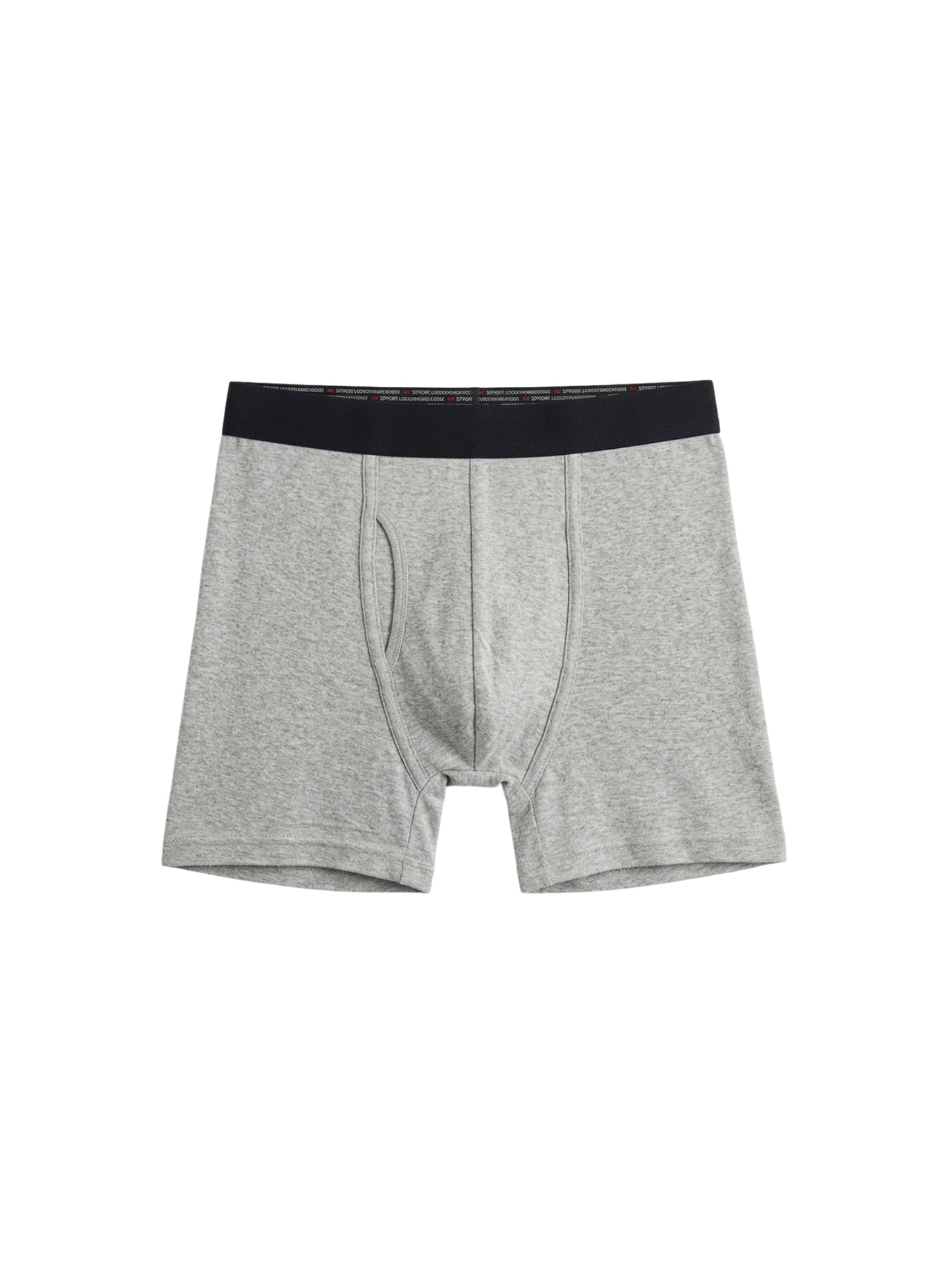 Benetton Men’s Cotton Trunk 01C3096ula04i | 100% Cotton Breathable Everyday Underwear White Grey Melange