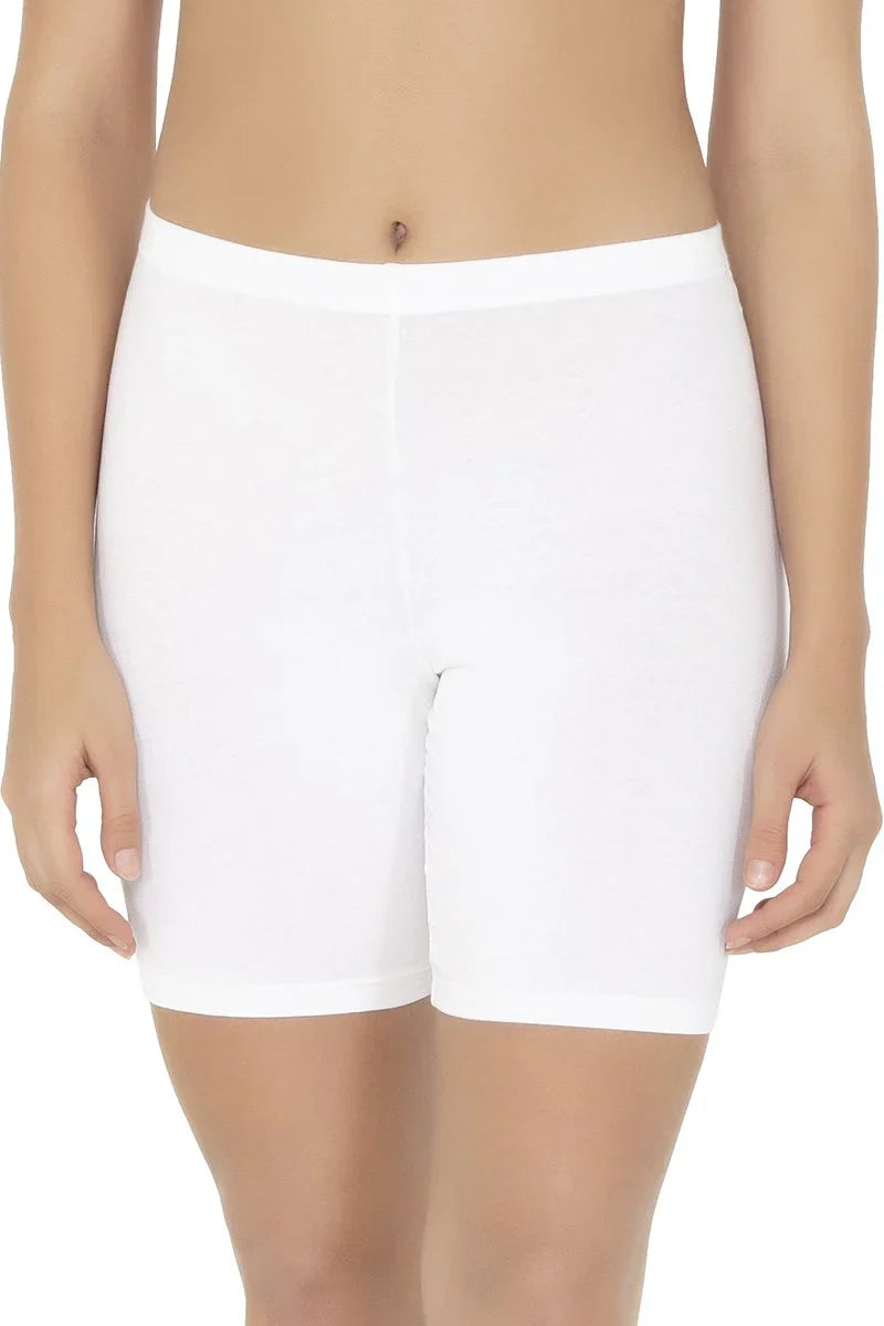 Amante Cotton Cycling Short Activewear|Lin76901 White