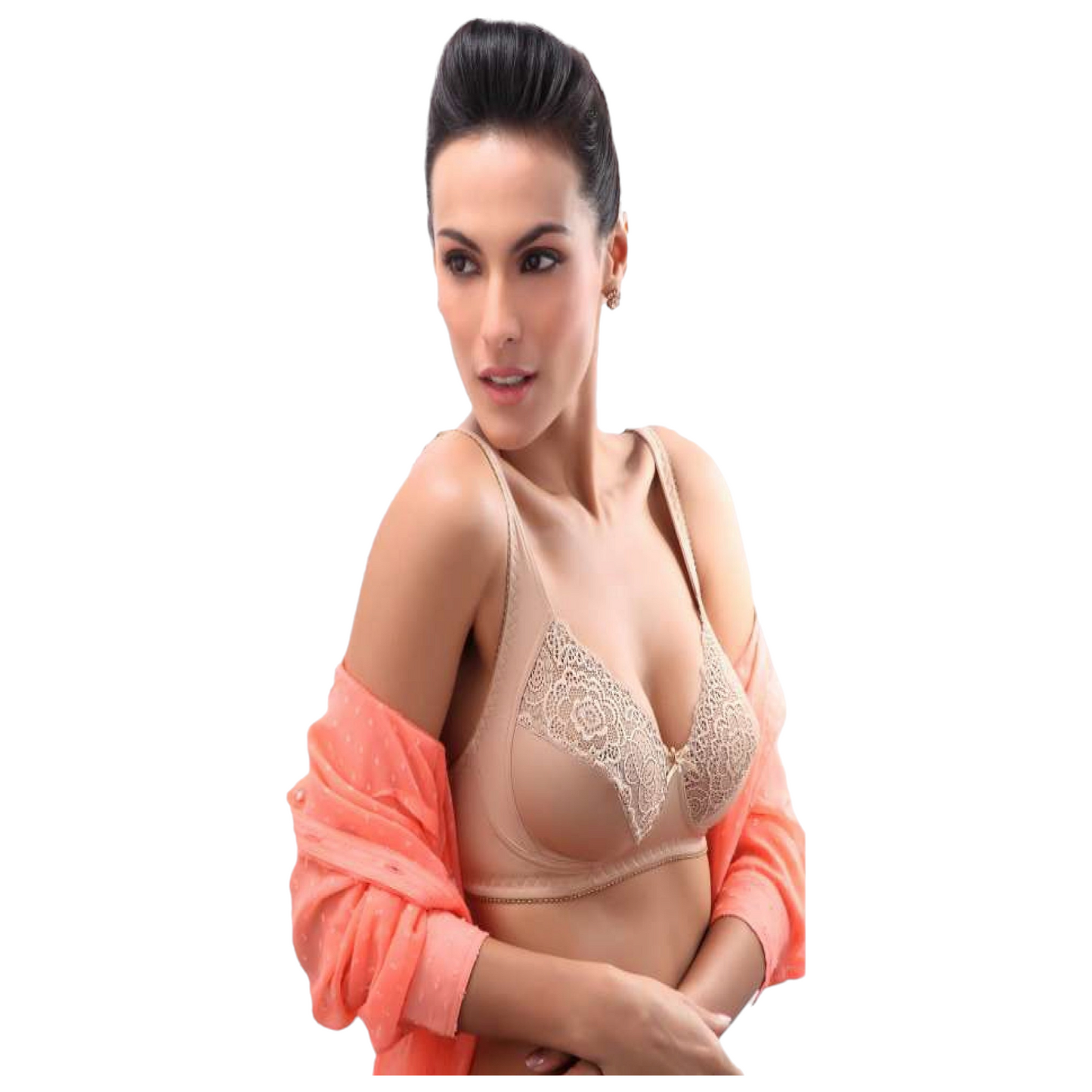 Little Lacy Womens Curvy Non Padded Nw Bra- 