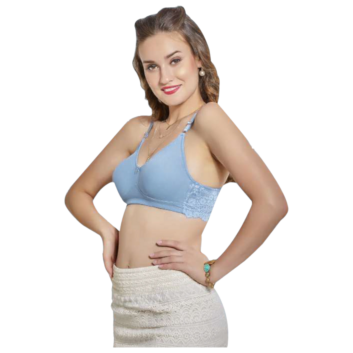 Little Lacy Womens Tesla Lacy Np Bra Set- 