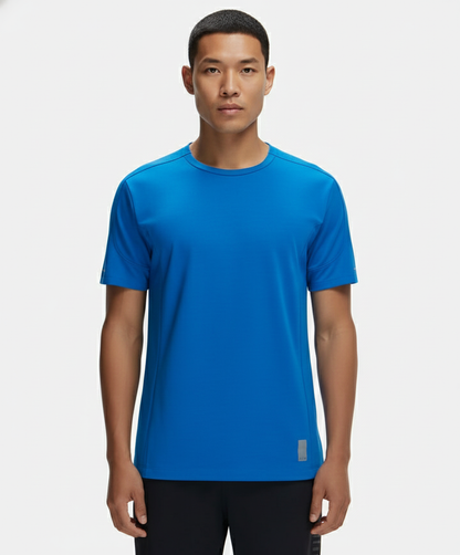 Jockey Men’s Athleisure Active T-Shirt | Lightweight Stretch Workout Tee | Soft Comfort Fabric | MV01