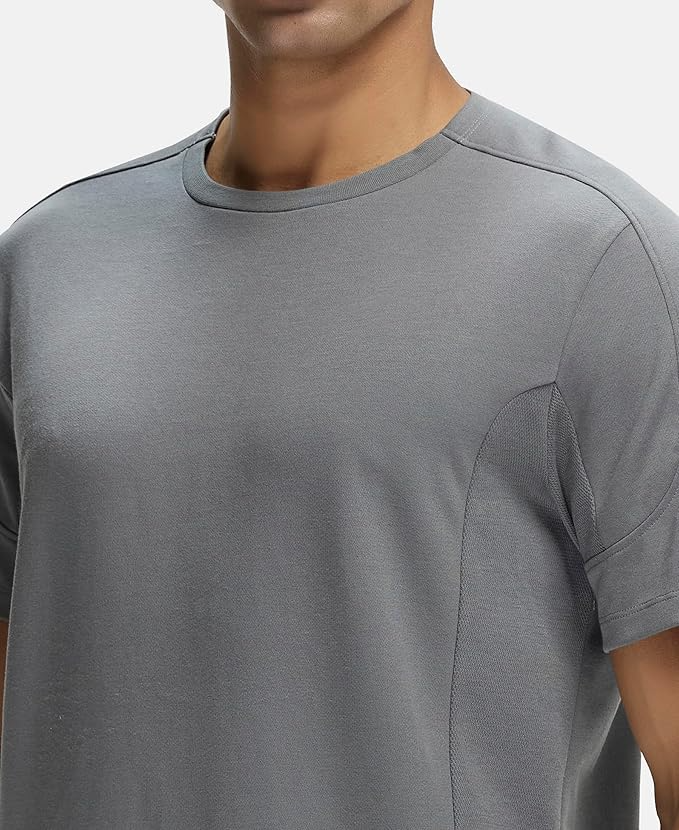 Jockey Men’s Athleisure Active T-Shirt | Lightweight Stretch Workout Tee | Soft Comfort Fabric | MV01