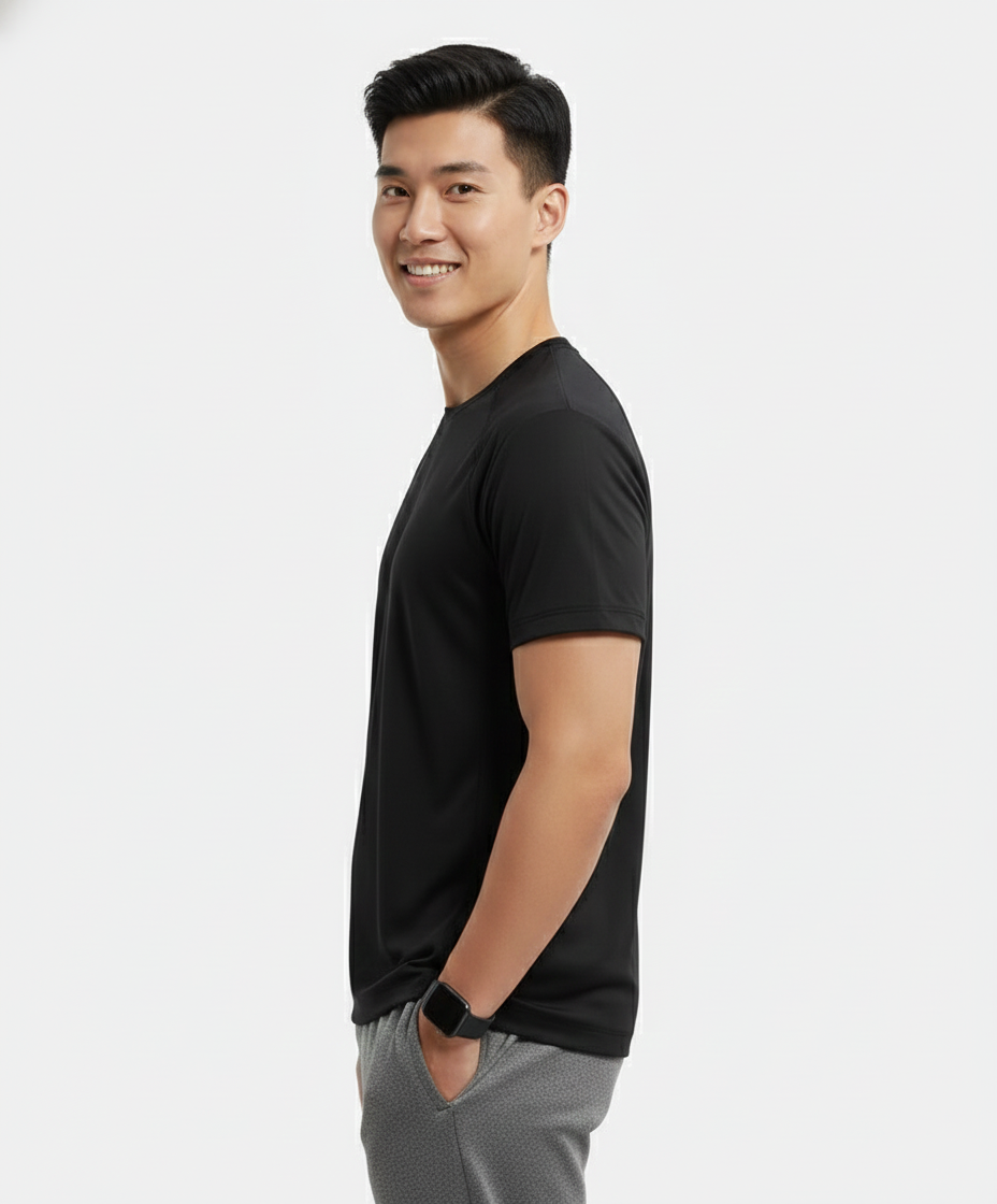 Jockey Men’s Athleisure Active T-Shirt | Lightweight Stretch Workout Tee | Soft Comfort Fabric | MV15