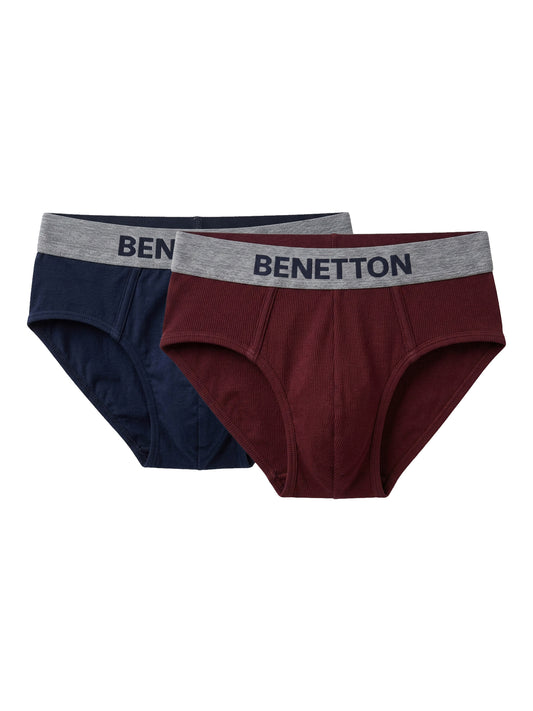 Benetton Men’s Modal Elastane Brief 23P3menuc143i | 95% Modal Ultra Soft Stretch Underwear 902