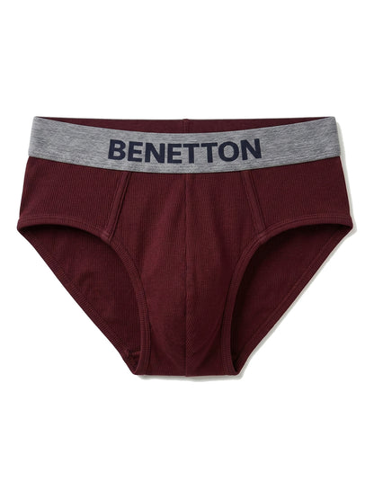 Benetton Men’s Modal Elastane Brief 23P3menuc143i | 95% Modal Ultra Soft Stretch Underwear 902