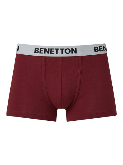 Benetton Men’s Modal Elastane Trunk 23P3menuc144i | 95% Modal Ultra Soft Stretch Underwear 902