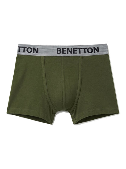 Benetton Men’s Modal Elastane Trunk 23P3menuc144i | 95% Modal Ultra Soft Stretch Underwear 902