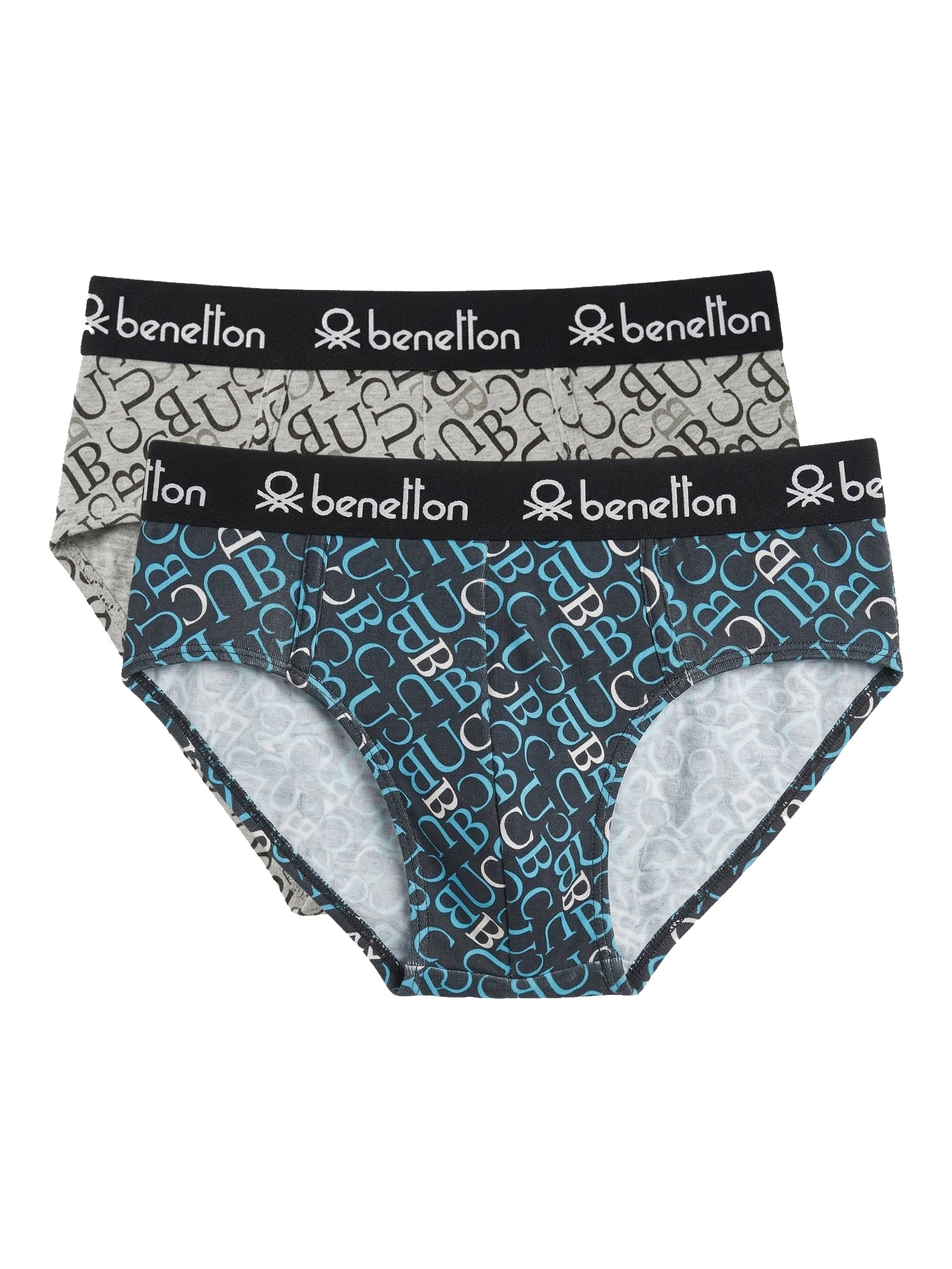 Benetton Men’s Cotton Elastane Brief 23P3menuc145i | 93% Cotton Stretch Comfort Underwear 901