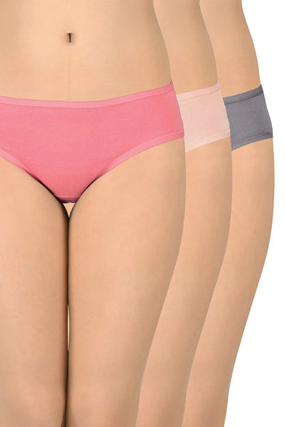 amante Bikini Solid Outer Elastic Panty Pack | Ppk33002 (Pack of 3 color) (Colors may vary)