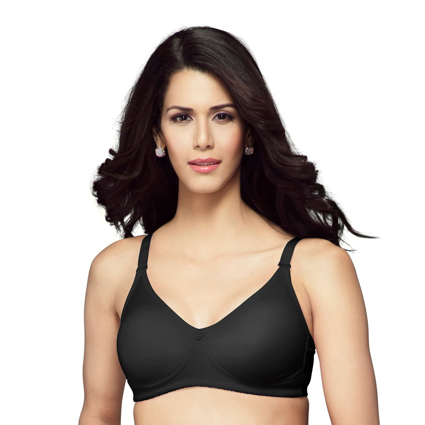 TRYLO  ALISA  Molded Cotton Bra with Non Stretch Cup- 
