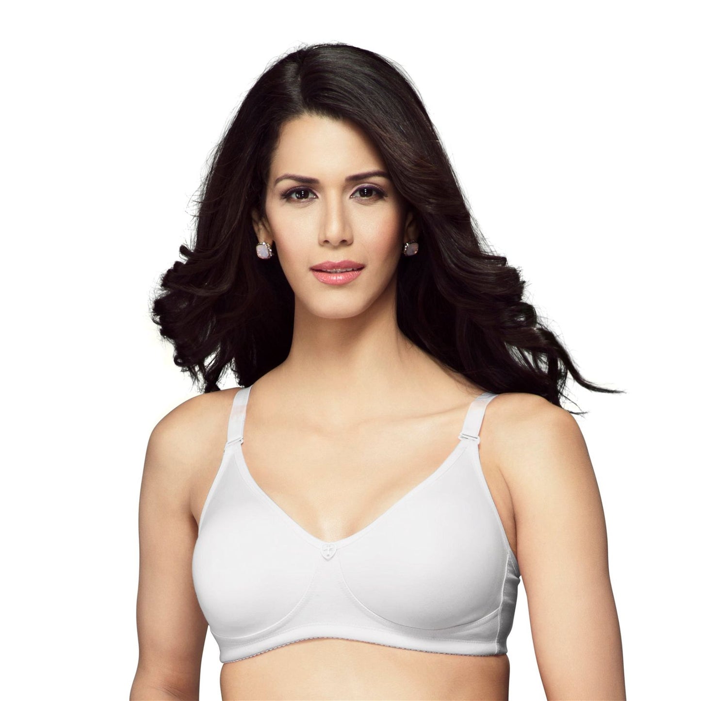 TRYLO  ALISA  Molded Cotton Bra with Non Stretch Cup- 