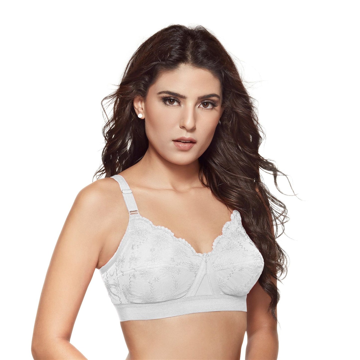 TRYLO CATHRINA Non padded lace bra, full coverage for maximum support Bra- 