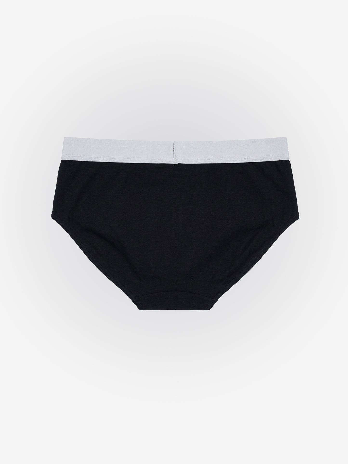 Benetton Men’s Supima Cotton Brief 01C3096ula10i | Ultra Soft Premium Everyday Underwear Black
