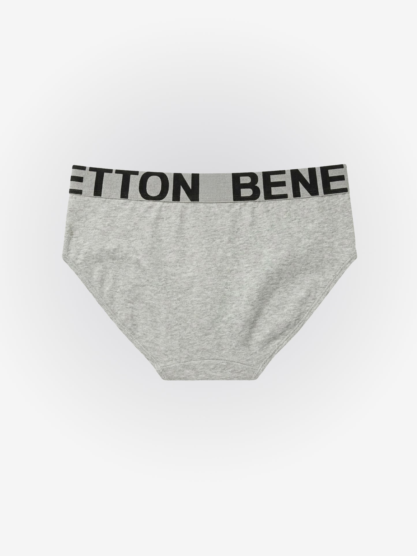 Benetton Men’s Supima Cotton Brief 01C3096ula10i | Ultra Soft Premium Everyday Underwear Grey Melange