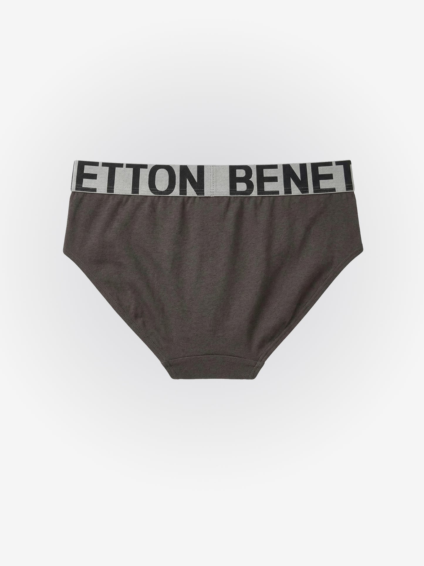 Benetton Men’s Supima Cotton Brief 01C3096ula10i | Ultra Soft Premium Everyday Underwear Charcoal