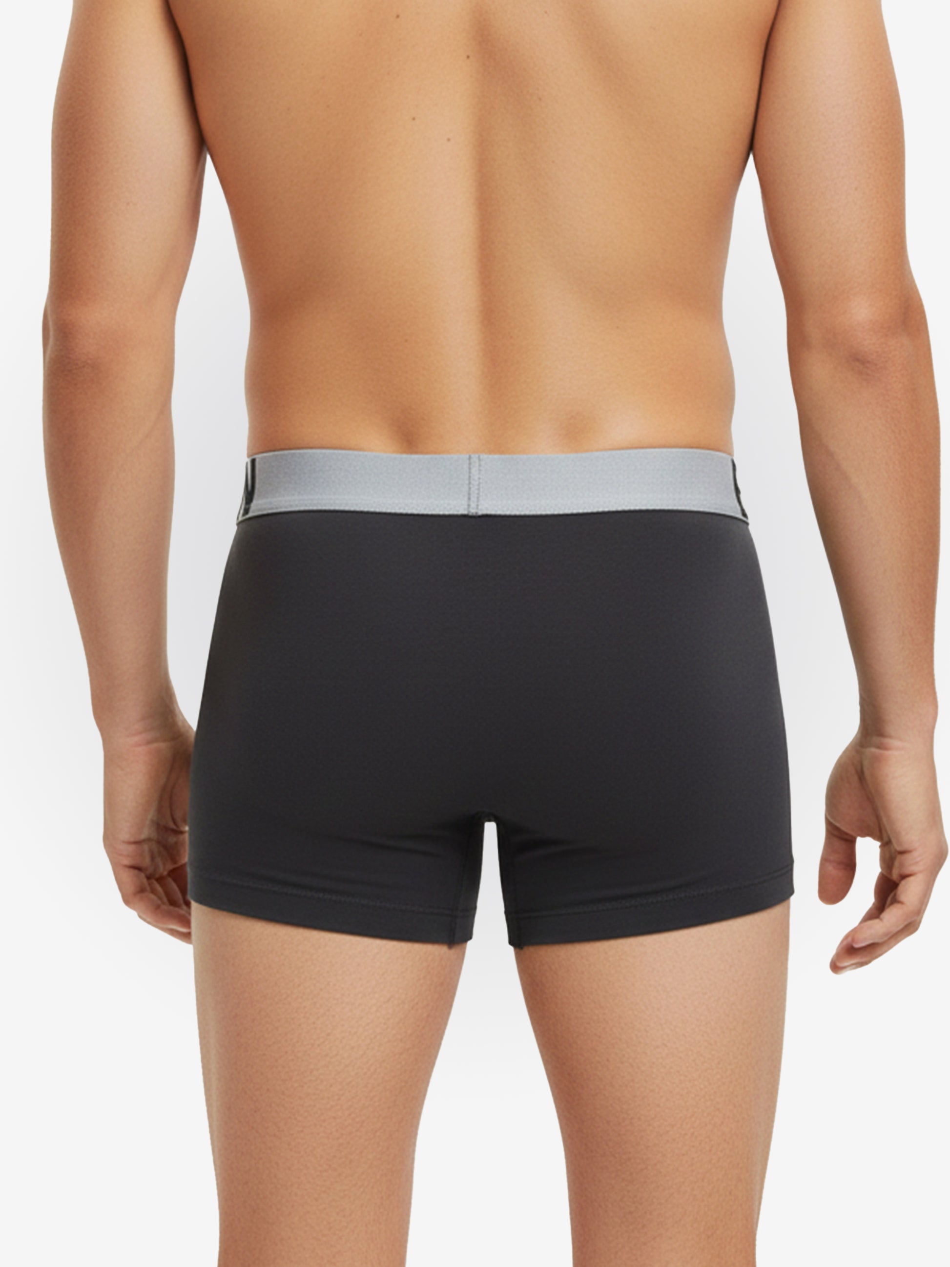 Benetton Men’s Supima Cotton Trunk 01C3096ula11i | Premium Soft Breathable Underwear Charcoal