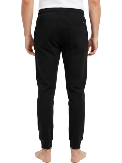 Benetton Men’s 100% Cotton Joggers 01C3096ula18i | Soft Breathable Athleisure Track Pants Black