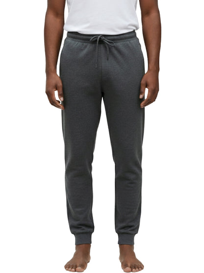 Benetton Men’s 100% Cotton Joggers 01C3096ula19i | Athleisure Track Pants | Soft Breathable Comfort Drark Grey Melange