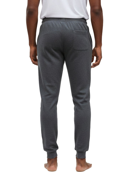 Benetton Men’s 100% Cotton Joggers 01C3096ula19i | Athleisure Track Pants | Soft Breathable Comfort Drark Grey Melange