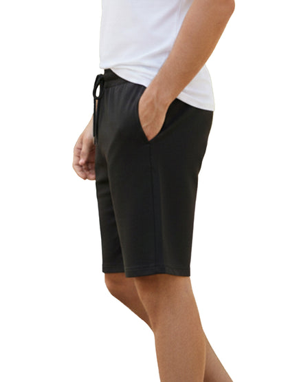 Benetton Men’s 100% Cotton Athleisure Shorts 01C3096ula20i | Soft Breathable Casual Gym Shorts Navy