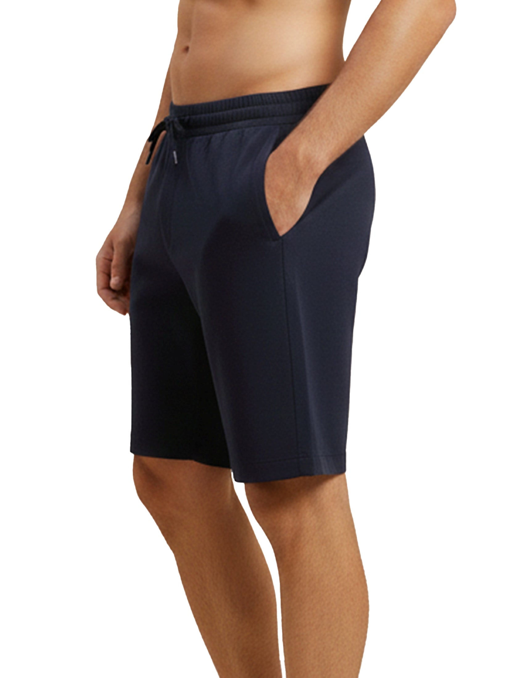 Benetton Men’s 100% Cotton Athleisure Shorts 01C3096ula20i | Soft Breathable Casual Gym Shorts Black