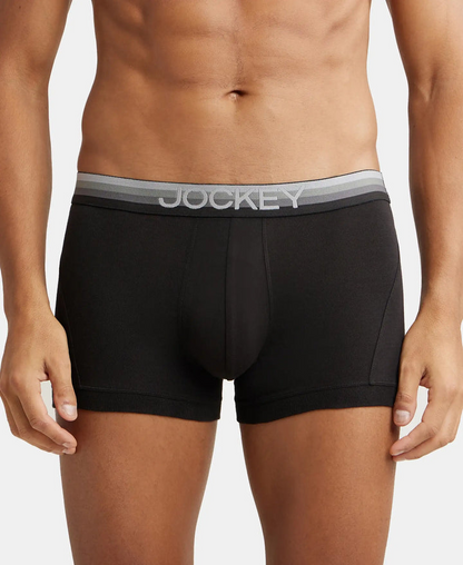 Jockey Men’s Trunk | Comfortable Cotton Stretch Underwear | Soft Fit Fabric | US20