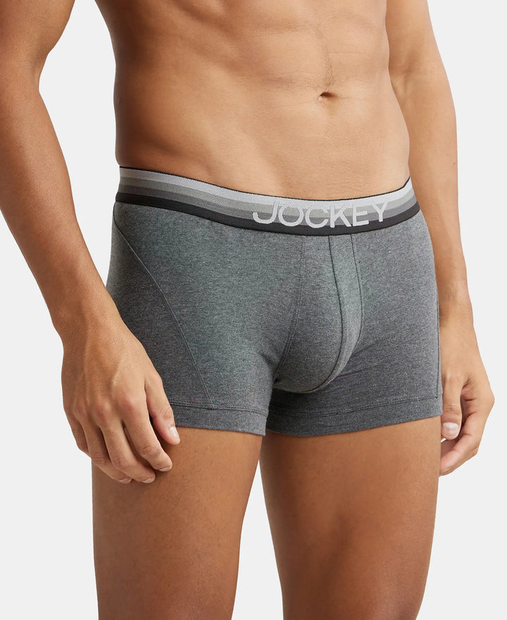 Jockey Men’s Trunk | Comfortable Cotton Stretch Underwear | Soft Fit Fabric | US20