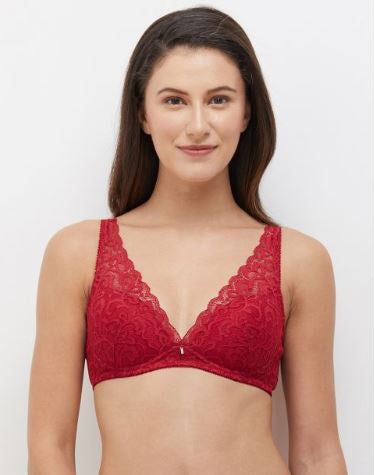 Wacoal - PADDED NON-WIRED - LACE FASHION BRA -Iat155-R3- 