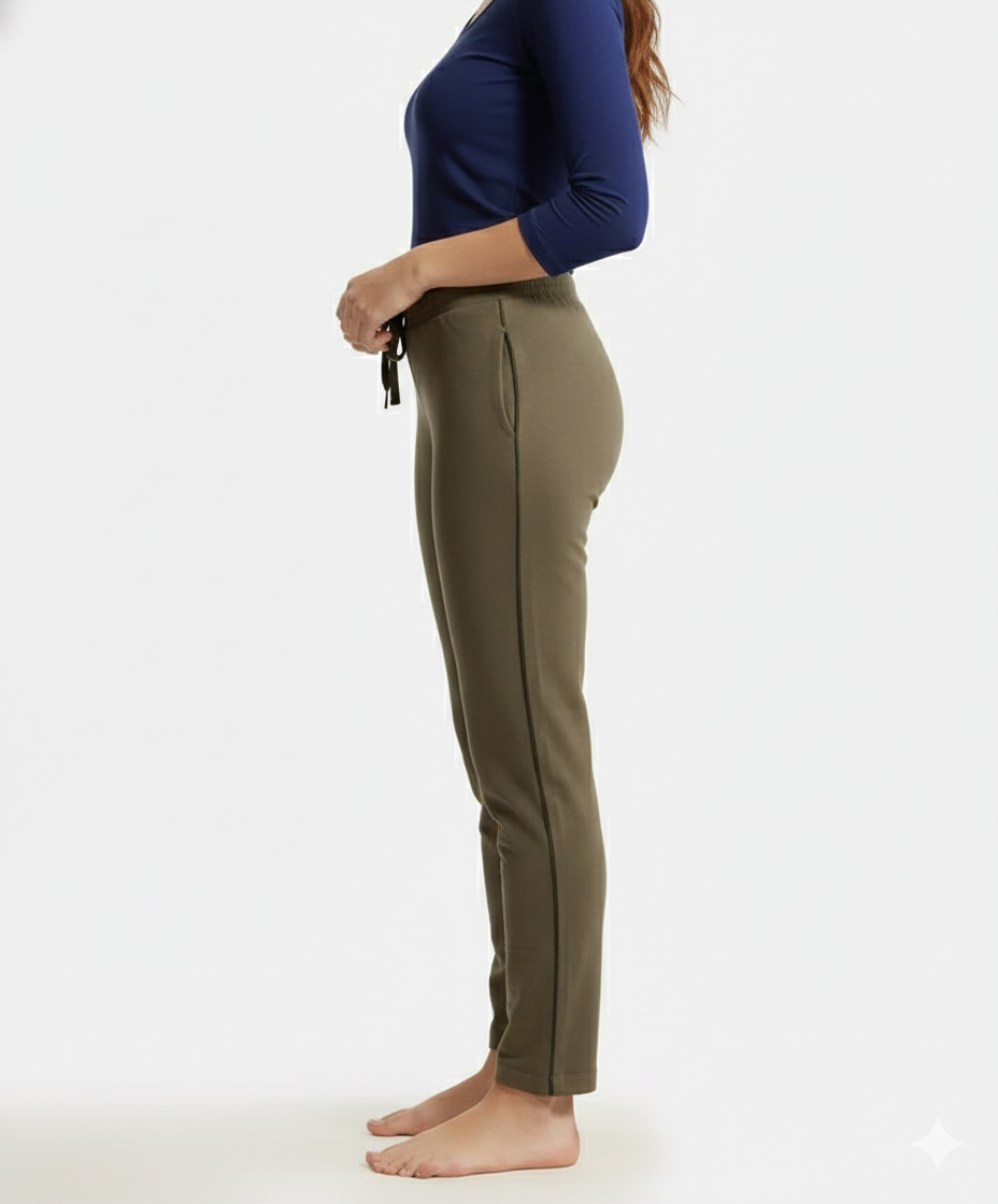 Jockey Women’s Athleisure Lower | Comfortable Stretch Jogger Pants | Lightweight Activewear | AW60