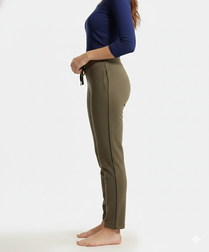 Jockey Women’s Athleisure Lower | Comfortable Stretch Jogger Pants | Lightweight Activewear | AW60