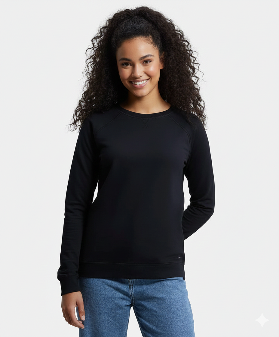 Jockey Women’s Athleisure Sweatshirt | Lightweight Pullover | Soft Stretch Fabric | AW67