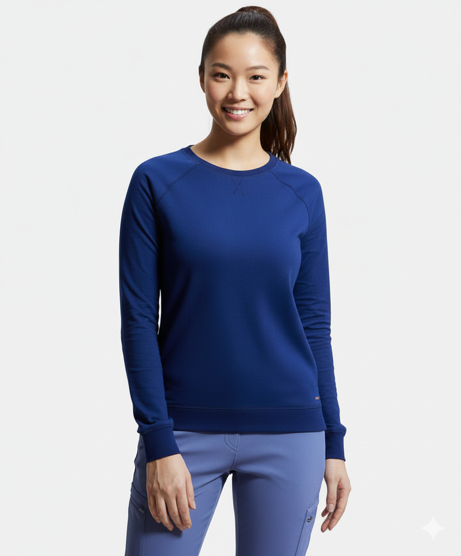Jockey Women’s Athleisure Sweatshirt | Lightweight Pullover | Soft Stretch Fabric | AW67