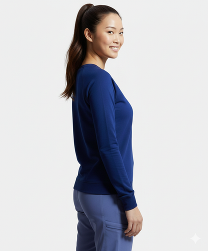 Jockey Women’s Athleisure Sweatshirt | Lightweight Pullover | Soft Stretch Fabric | AW67