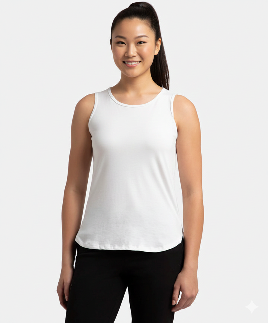 Jockey Women’s Athleisure Tanktop | Lightweight Stretch Activewear | Soft Comfort Fabric | AW77