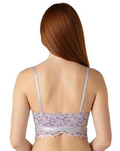 amante Femme Lace Bra | Lacy Padded Non-Wired Front Open Bralette for Women | BRA06001