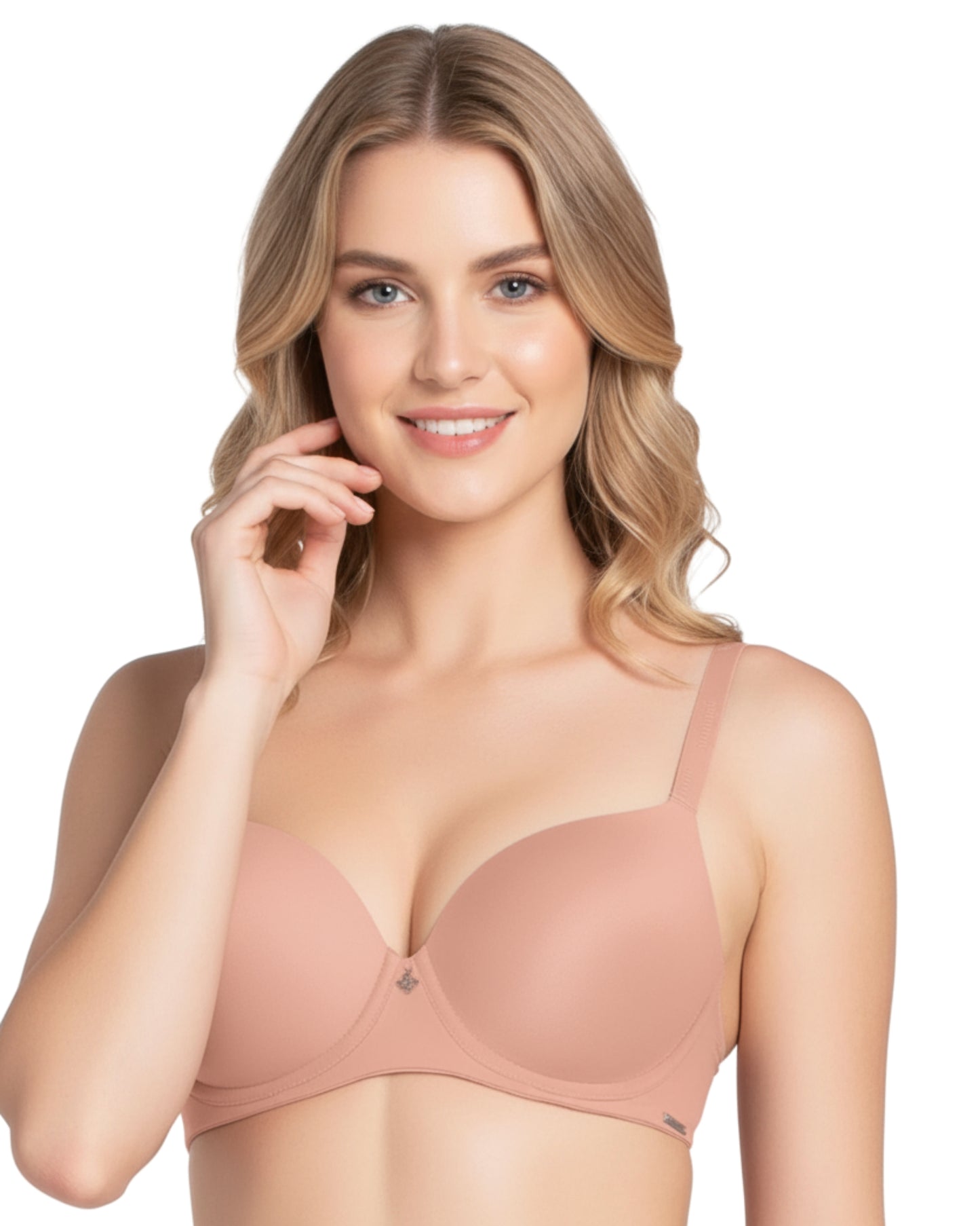 amante Effortless Bliss Padded Wired T-Shirt Bra | Full Coverage Seamless Bra for Women | BRA102901