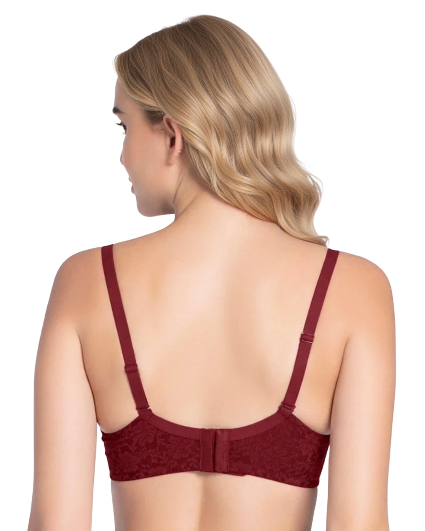 amante Lacy Padded Non-Wired Bra | Full Coverage Seamless T-Shirt Lace Bra | BRA10306
