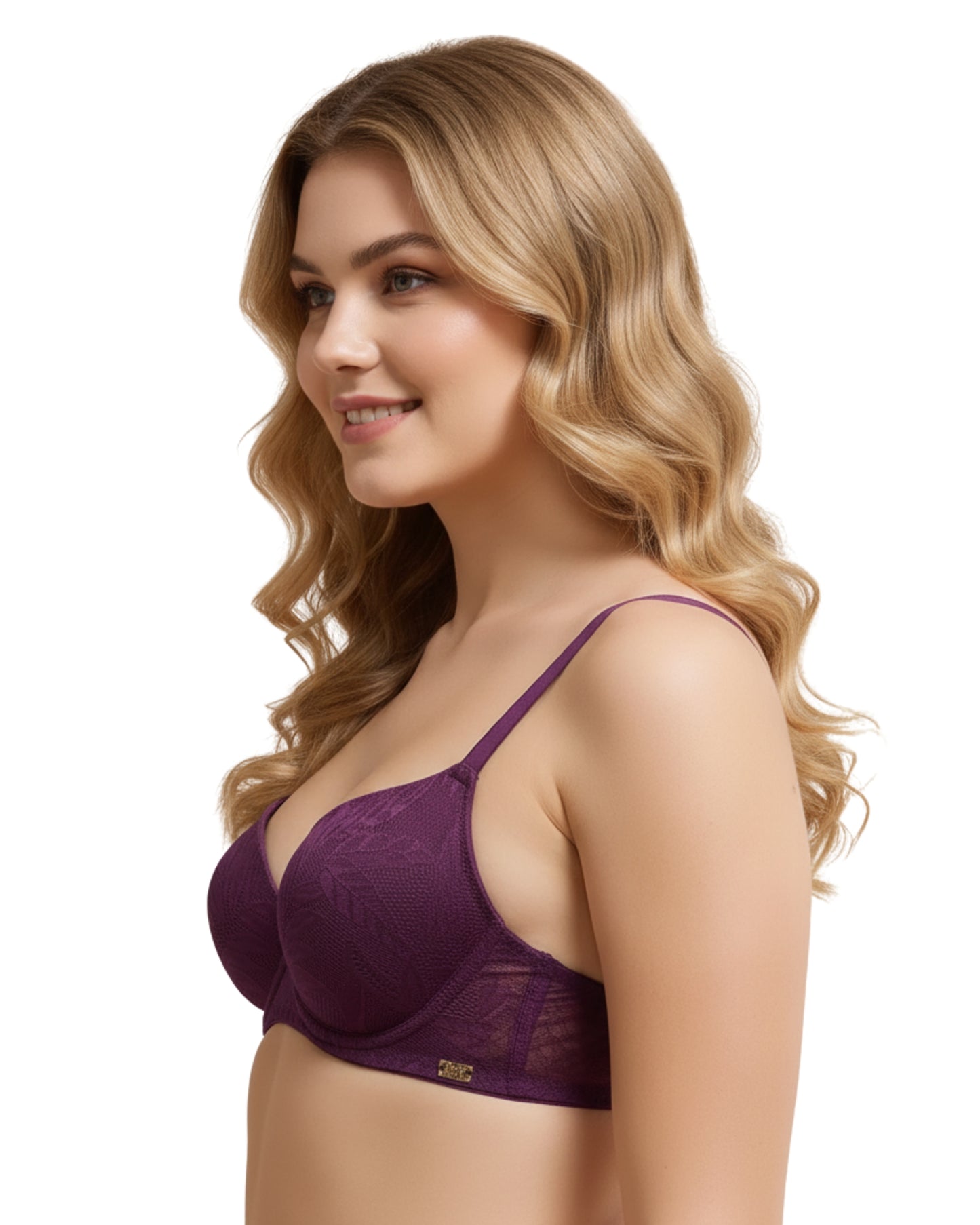 amante Lush Lace Bra | Padded Wired Full Coverage SoftFlex Lace Bra for Women | BRA112601
