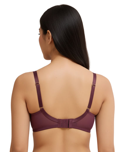 amante Radiant Lace Bra | Lacy Padded Non-Wired Full Coverage Bra for Women | BRA113001