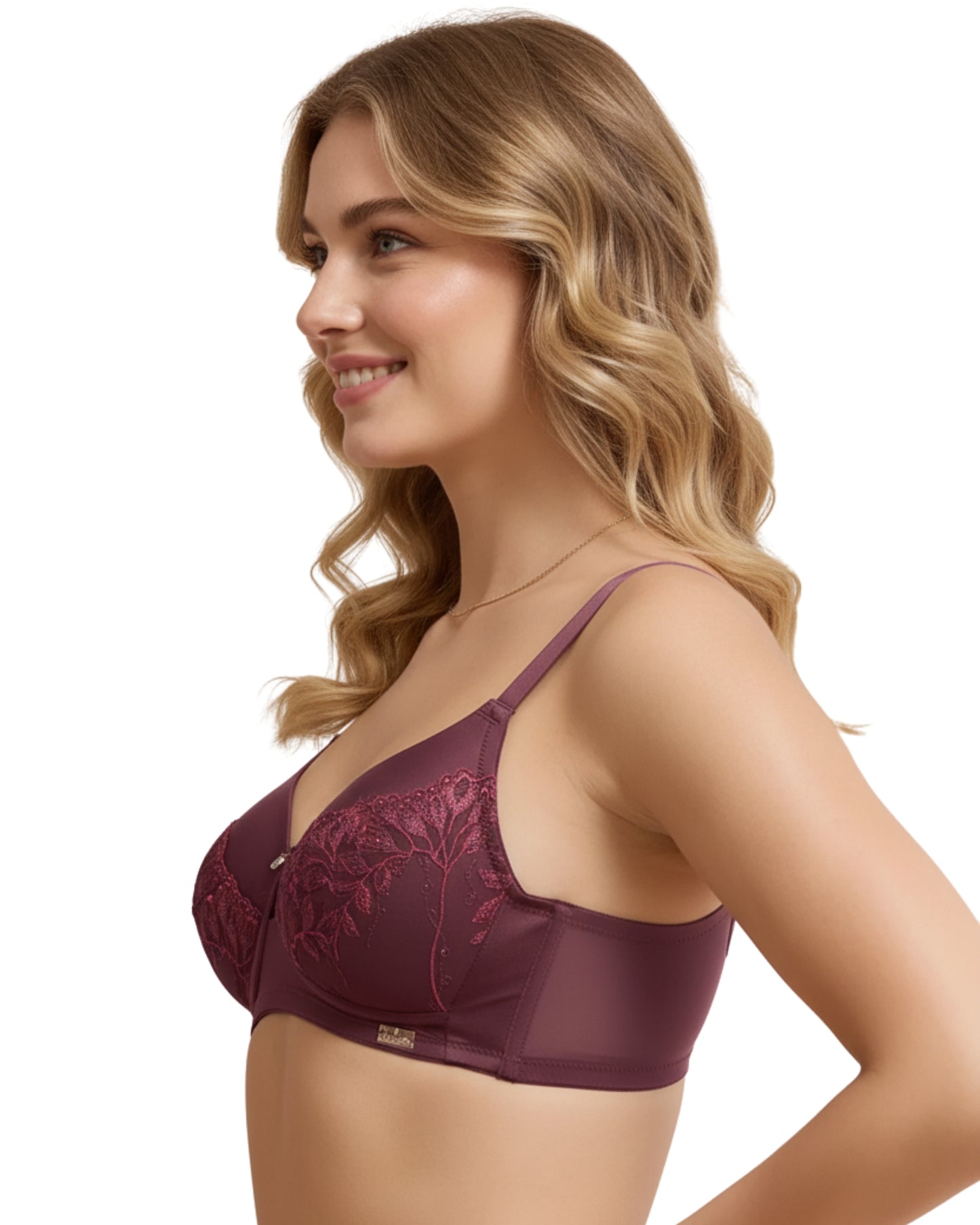 amante Radiant Lace Bra | Lacy Padded Non-Wired Full Coverage Bra for Women | BRA113001