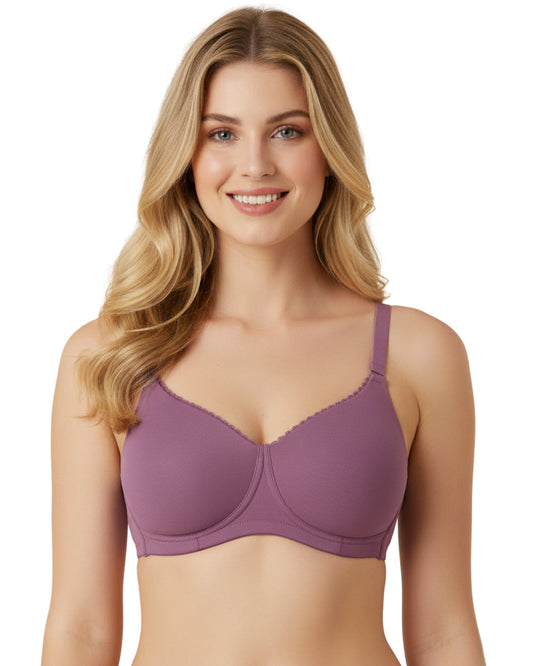 amante Signature Cotton Bra | Padded Non-Wired Full Coverage Everyday T-Shirt Bra | BRA75501