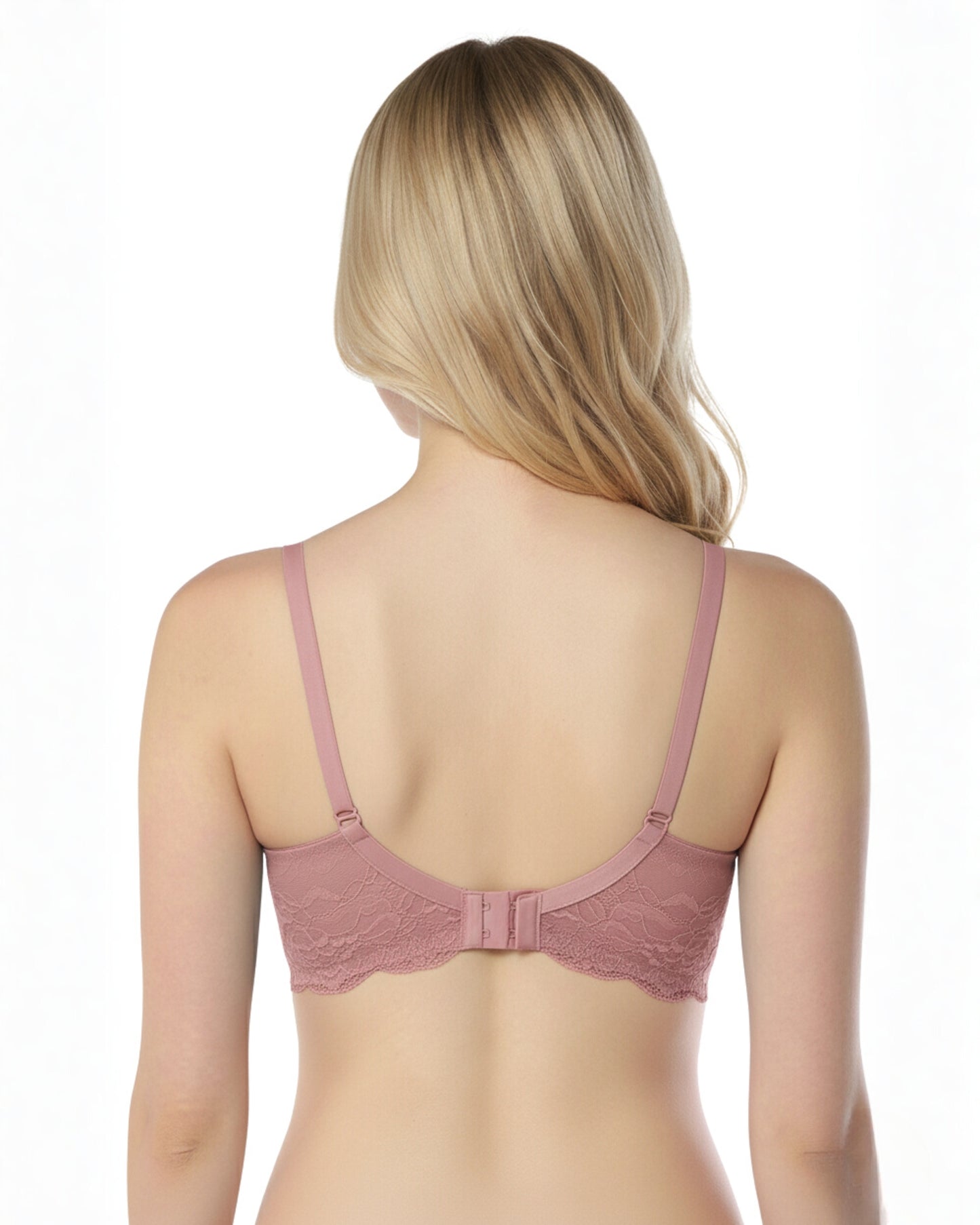 amante Lace Elegance Bra | Padded Non-Wired Lace & Microfiber Bra for Women | BRA87701