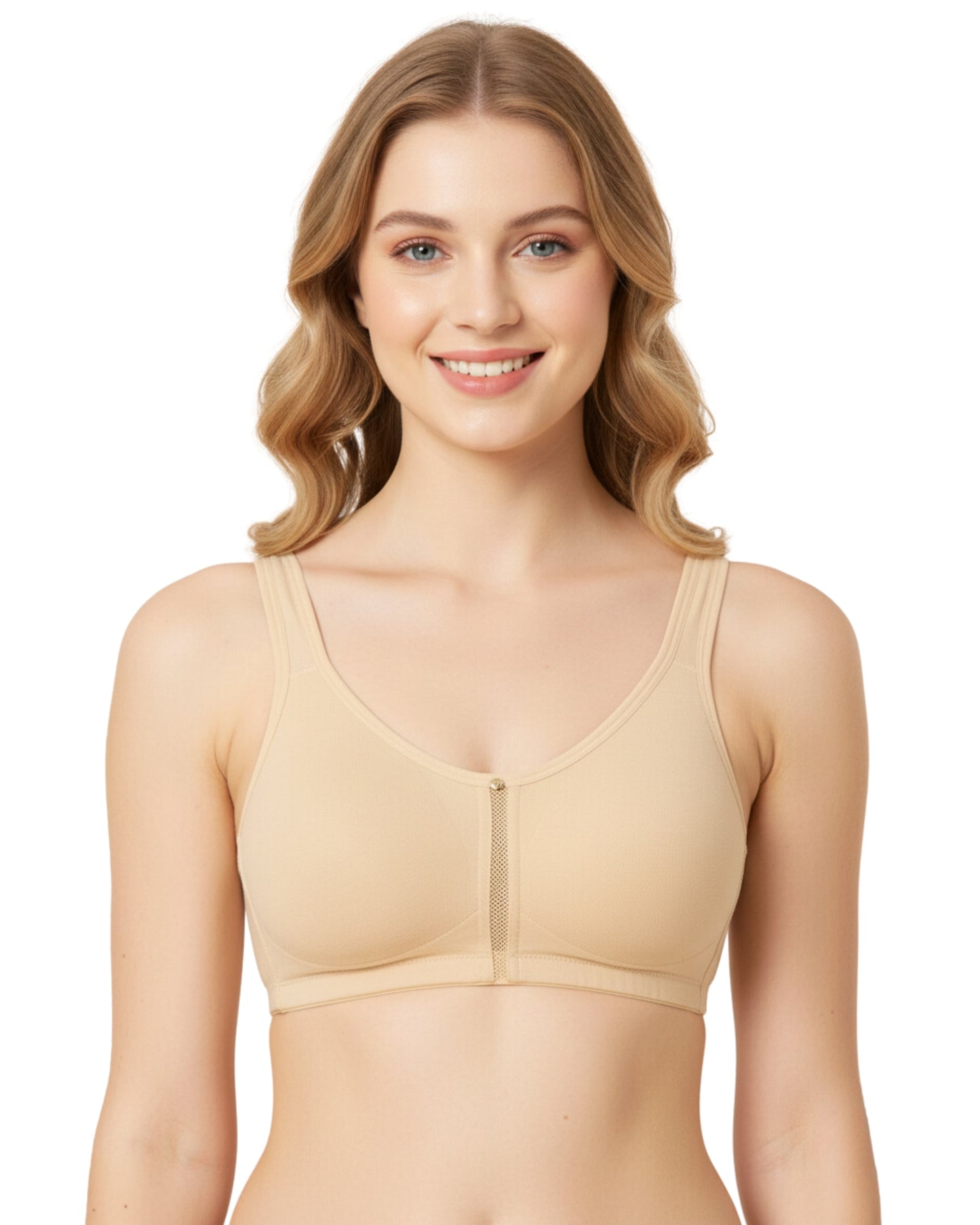 amante Cotton Daily Support Bra | Non-Padded Non-Wired Full Coverage Everyday Bra | BRA93201