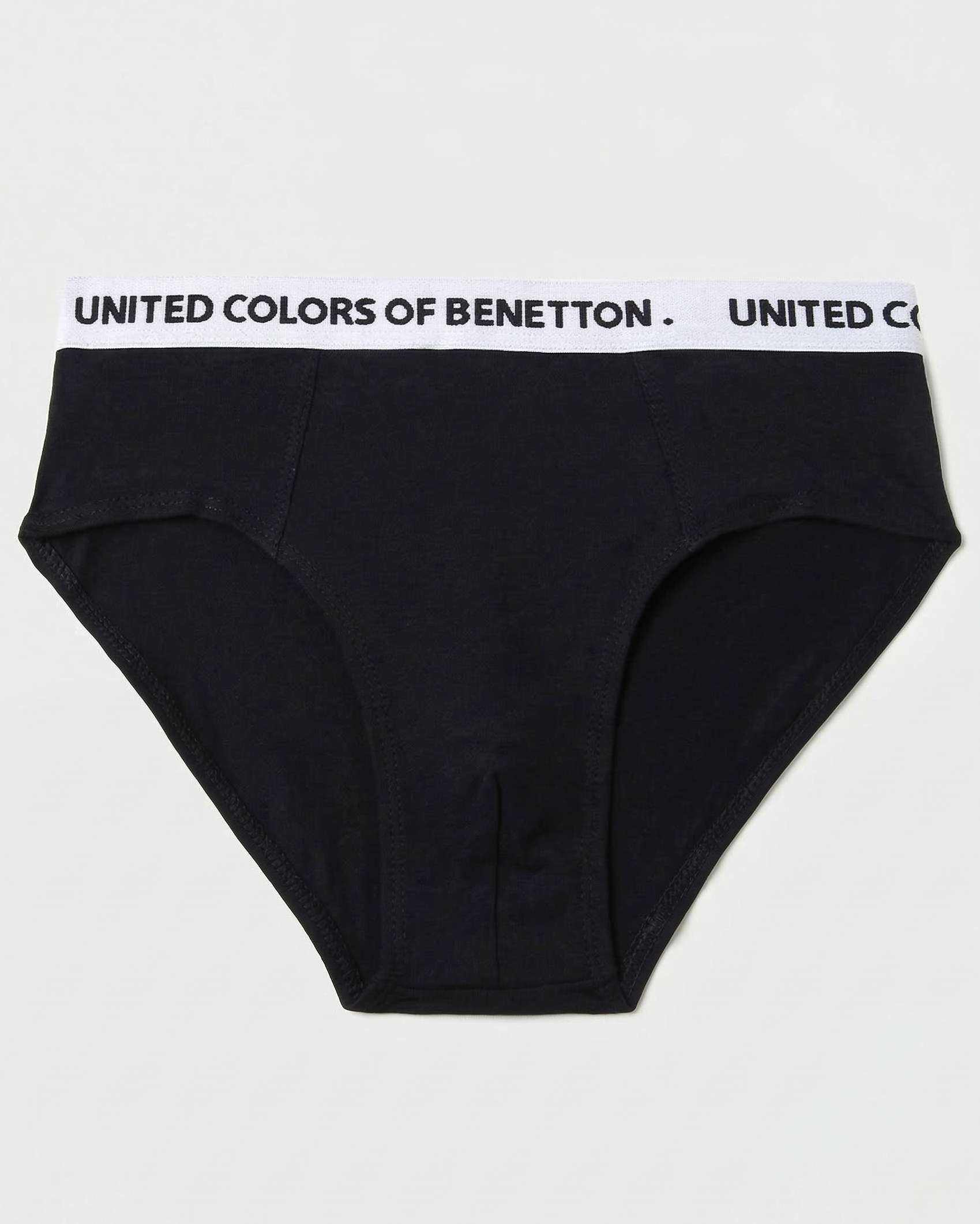 Benetton Boys Cotton Elastane Brief Pack of 3 23P3096ucb01i | 93% Cotton 7% Elastane Kids Underwear 902
