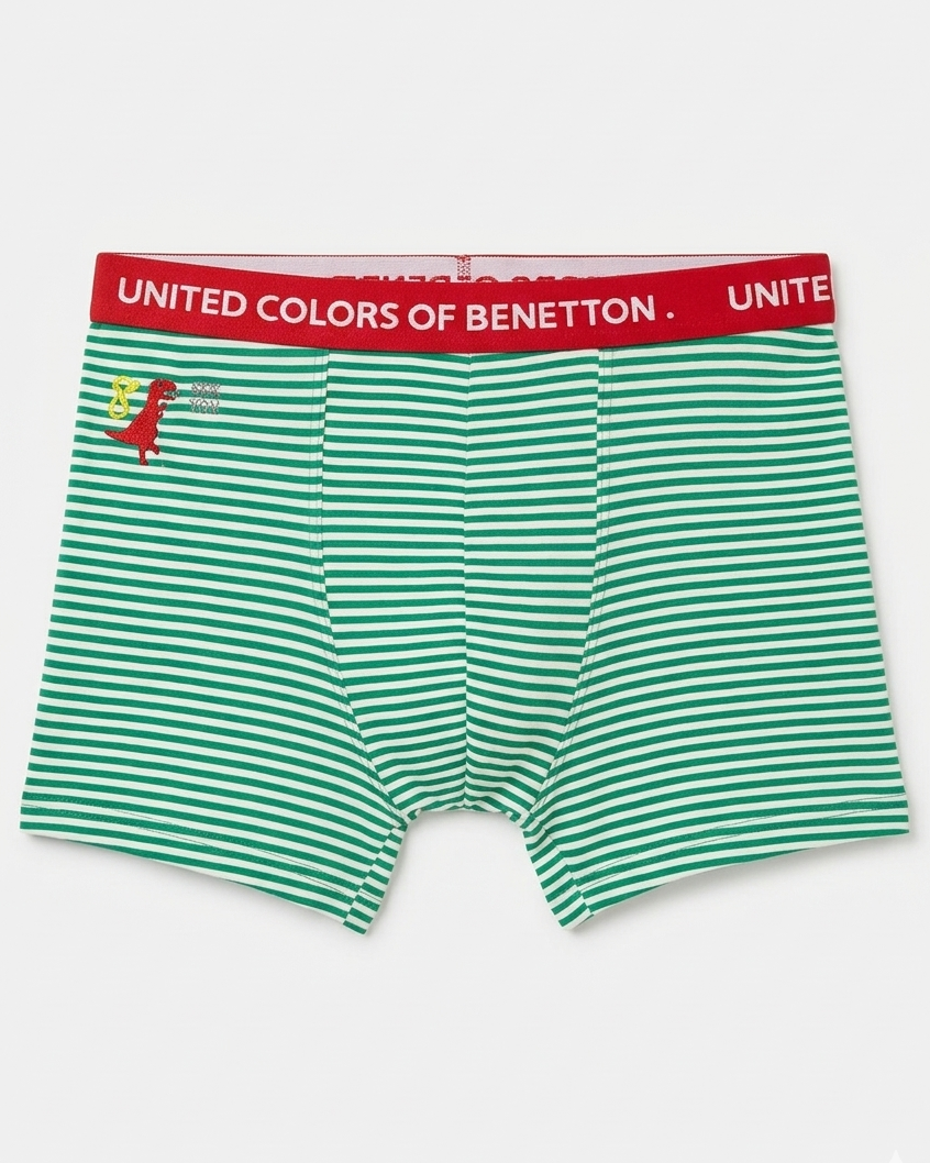 Benetton Boys Cotton Elastane Trunk 23P3096ucb10i | 93% Cotton 7% Elastane Kids Underwear 902