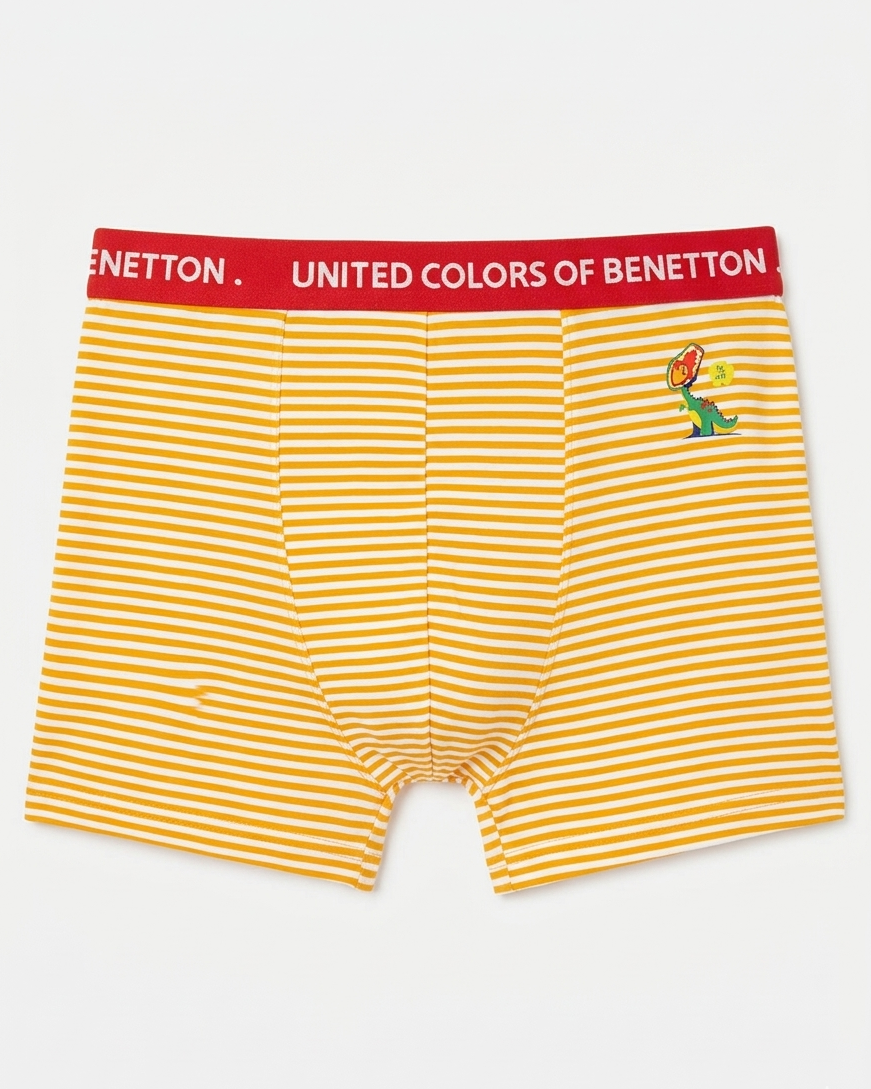 Benetton Boys Cotton Elastane Trunk 23P3096ucb10i | 93% Cotton 7% Elastane Kids Underwear 902